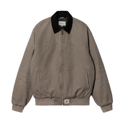 Carhartt WIP Santa Fe Brown Corduroy Collar Work Jacket. I031198-1S4-3K