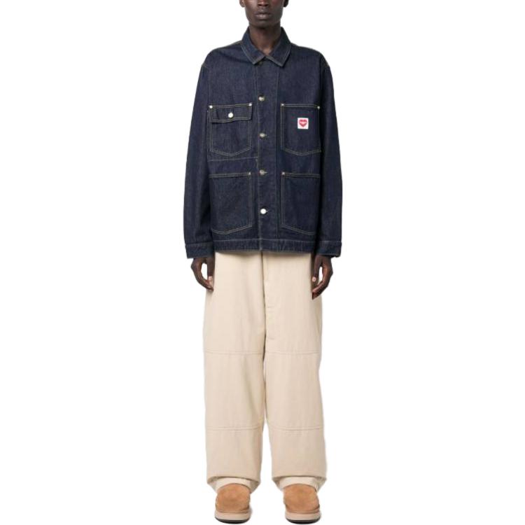 Shop Carhartt WIP  Single-Breasted Long Sleeve Jacket Blue. I0321050102