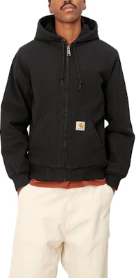 Carhartt WIP Chaqueta Sudadera Negra con Cremallera y Manga Larga. I023083-89-60 Details for Carhartt WIP Chaqueta Sudadera Negra con Cremallera y Manga Larga. I023083-89-60