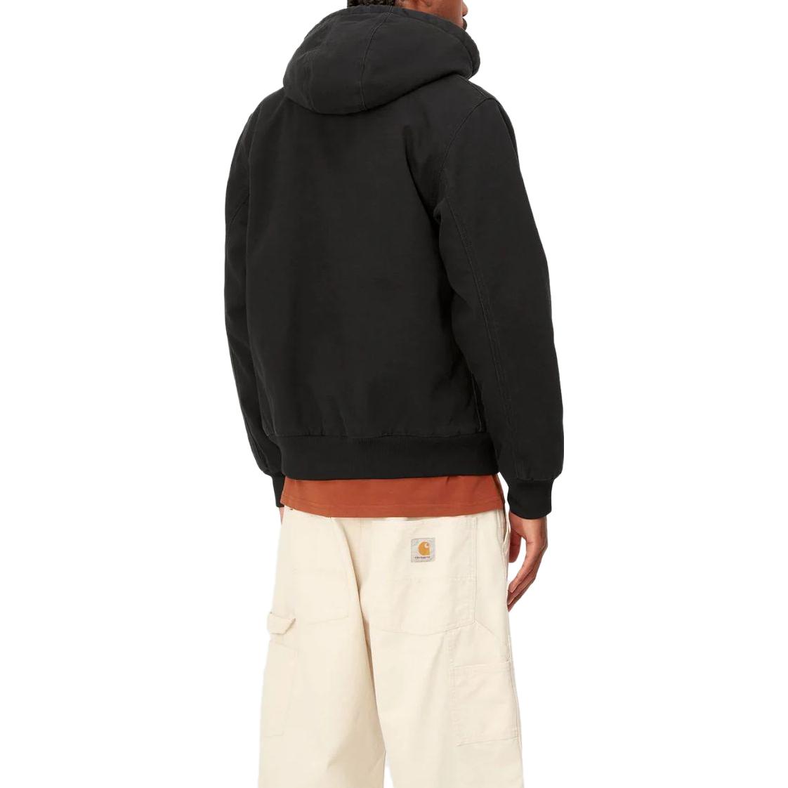 Sizing Carhartt WIP Chaqueta Sudadera Negra con Cremallera y Manga Larga. I023083-89-60