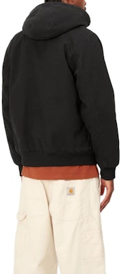 Carhartt WIP Chaqueta Sudadera Negra con Cremallera y Manga Larga. I023083-89-60 Sizing Carhartt WIP Chaqueta Sudadera Negra con Cremallera y Manga Larga. I023083-89-60