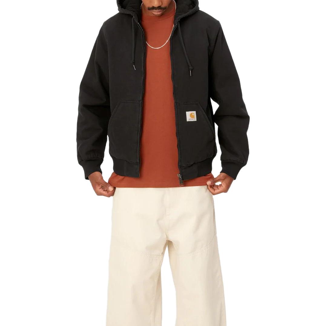 Cheap Carhartt WIP Chaqueta Sudadera Negra con Cremallera y Manga Larga. I023083-89-60
