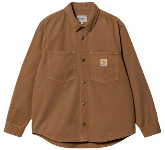 carhartt-wip-solid-button-up-long-sleeve-shirt-dark-khaki-i032111-hz-gd
