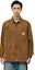 Details for Carhartt WIP Solid Button-Up Long Sleeve Shirt Dark Khaki. I032111-HZ-GD