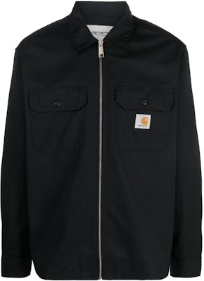 Chaqueta Negra Casual con Cremallera y Cuello Carhartt WIP Solid. I032839 Buy Chaqueta Negra Casual con Cremallera y Cuello Carhartt WIP Solid. I032839