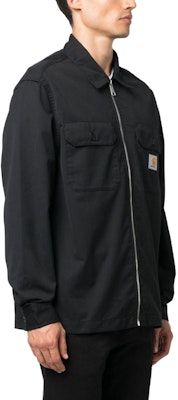 Chaqueta Negra Casual con Cremallera y Cuello Carhartt WIP Solid. I032839 Purchase Chaqueta Negra Casual con Cremallera y Cuello Carhartt WIP Solid. I032839