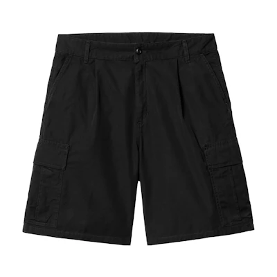 Carhartt WIP Solid Color Casual Shorts Black I030478-89-06