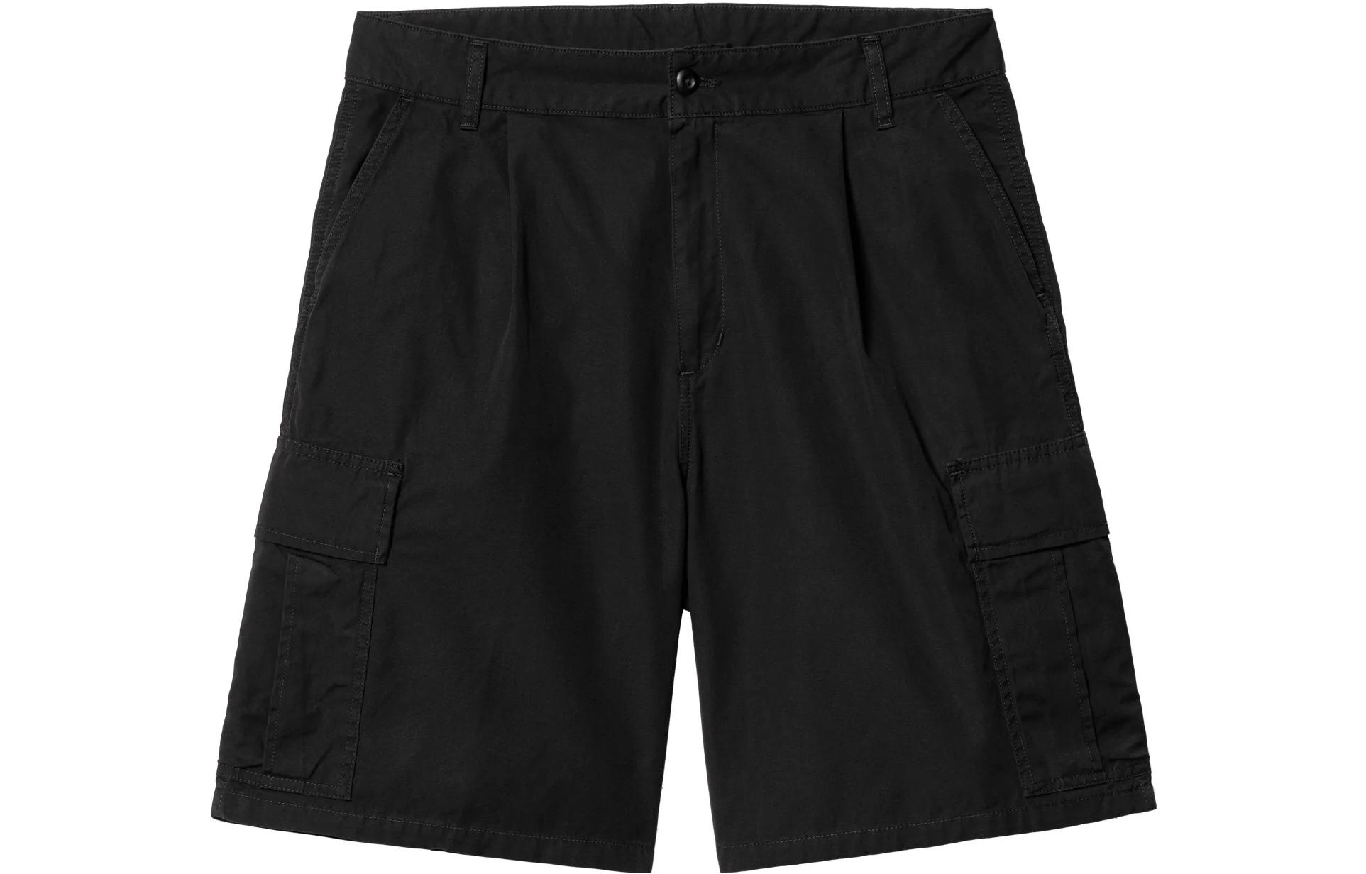 Order Pantalones cortos casuales Carhartt WIP color sólido negro. I030478-89-06