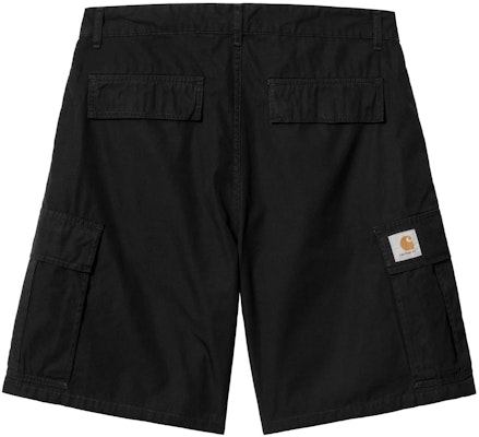 Pantalones cortos casuales Carhartt WIP color sólido negro. I030478-89-06 Lookbook Pantalones cortos casuales Carhartt WIP color sólido negro. I030478-89-06