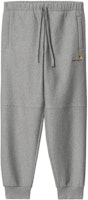 Carhartt WIP Solid Color Embroidered Drawstring Sweatpants Grey. I027042-V6-XX Carhartt WIP Solid Color Embroidered Drawstring Sweatpants Grey. I027042-V6-XX