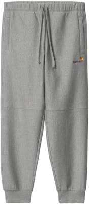 Carhartt WIP Solid Color Embroidered Drawstring Sweatpants Grey. I027042-V6-XX Order Carhartt WIP Solid Color Embroidered Drawstring Sweatpants Grey. I027042-V6-XX