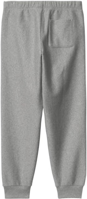 Carhartt WIP Solid Color Embroidered Drawstring Sweatpants Grey. I027042-V6-XX Lookbook Carhartt WIP Solid Color Embroidered Drawstring Sweatpants Grey. I027042-V6-XX