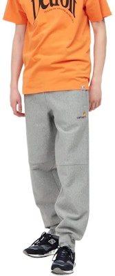 Carhartt WIP Solid Color Embroidered Drawstring Sweatpants Grey. I027042-V6-XX Purchase Carhartt WIP Solid Color Embroidered Drawstring Sweatpants Grey. I027042-V6-XX