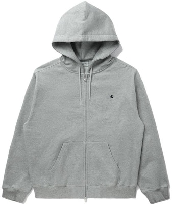 Carhartt WIP Solid Color Zip-Up Hoodie Long Sleeve CHXSWA212047H-GYX Buy Carhartt WIP Solid Color Zip-Up Hoodie Long Sleeve CHXSWA212047H-GYX