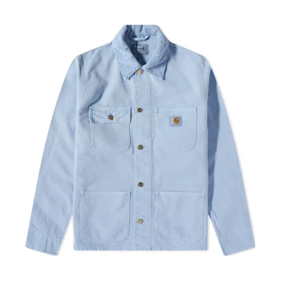 Carhartt WIP Solid Pocket Button-Up Long Sleeve Shirt Blue I026480-1HF-FH