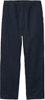 Carhartt WIP Straight-Leg Casual Pants Navy Blue I029919-0NY-GD Carhartt WIP Straight-Leg Casual Pants Navy Blue I029919-0NY-GD
