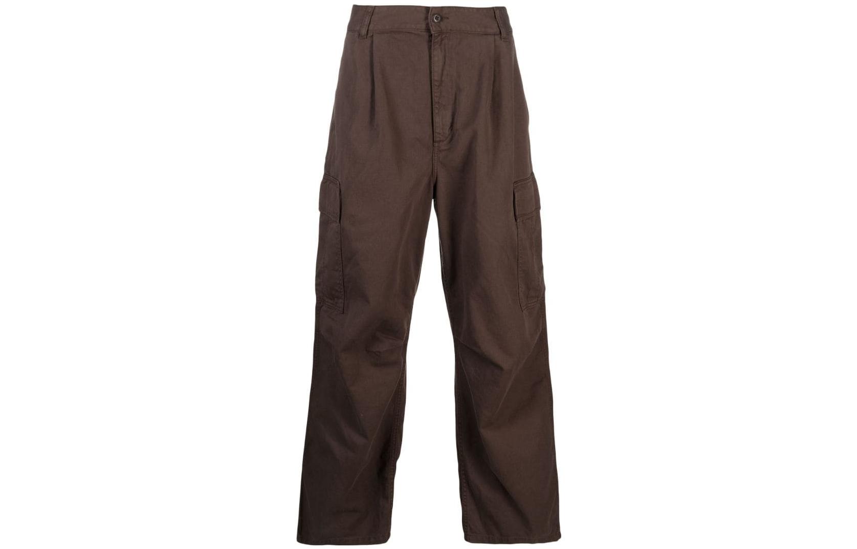 Carhartt WIP  Straight Fit Work Pants Brown Casual Trousers I031218