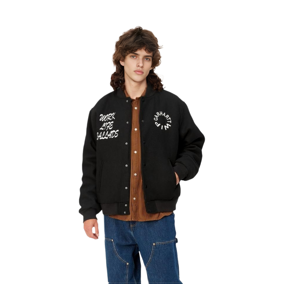 Purchase Carhartt WIP  Varsity Bomber Jacket Letter Print Long Sleeve Baseball Style I03243589XX-412