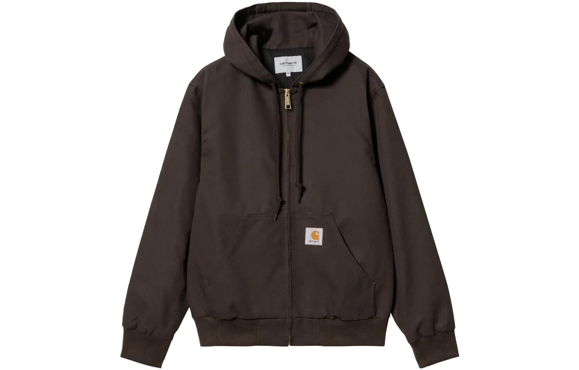 Order Chaqueta con capucha Carhartt WIP Active Full-Zip Marrón Humo. I032939-47-01