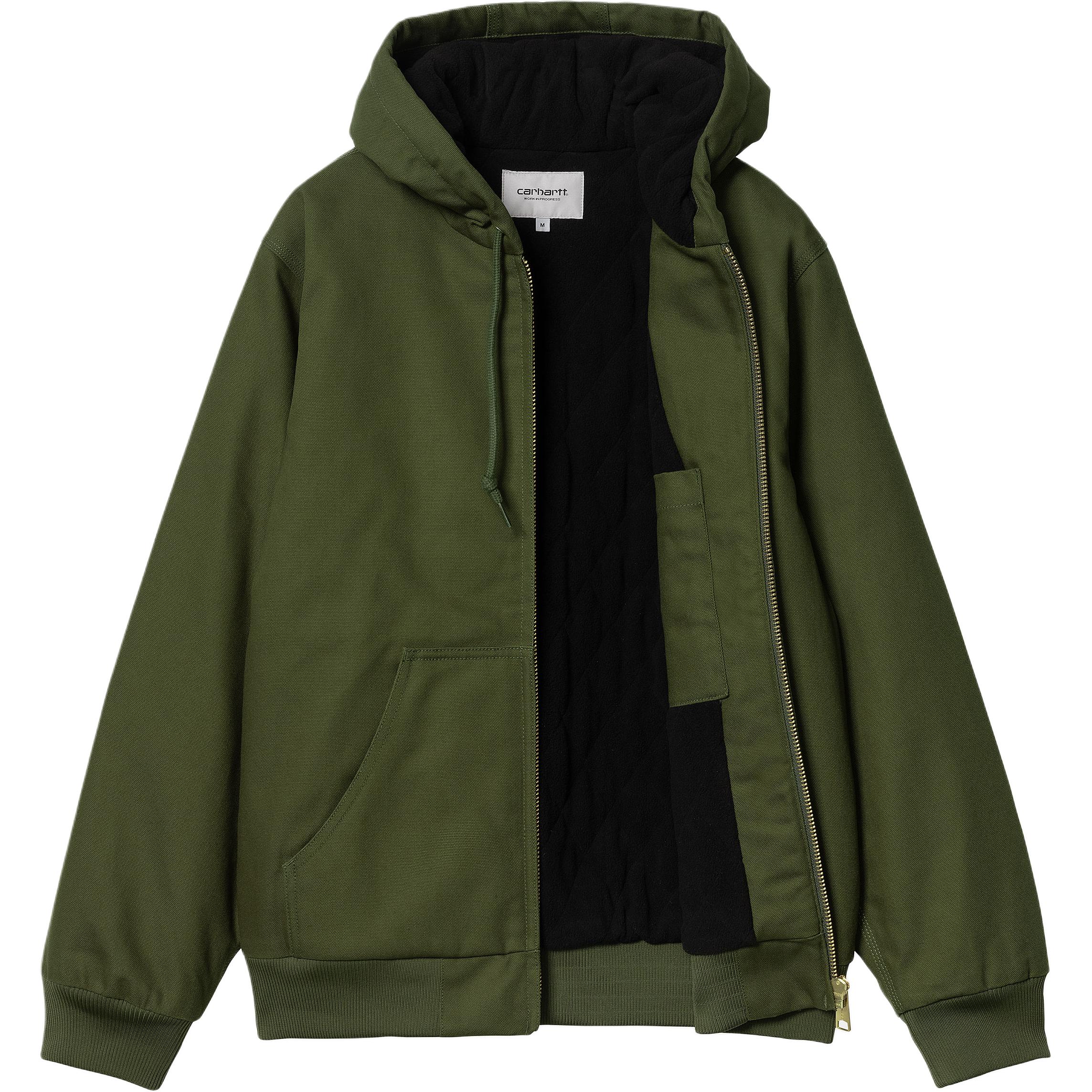 Carhartt WIP Active Hoodie Jacket Green Unisex with Kangaroo Pocket I023083-2BR-01 圖 4