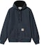 Buy Carhartt WIP Active Jacket Solid Color Zip-Up Hoodie Jacket - Blue. I023083-01-60