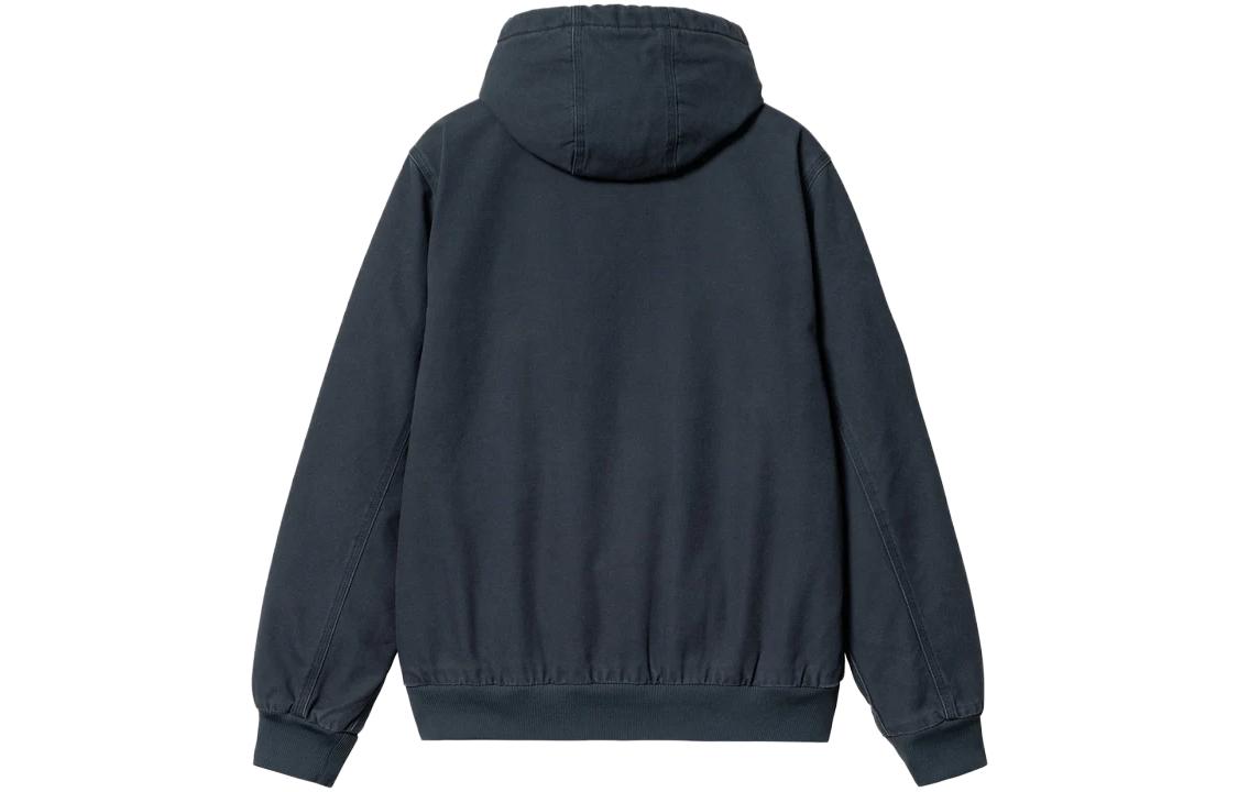 Lookbook Carhartt WIP Active Jacket Hoodie Zip-Up Warna Solid - Biru. I023083-01-60