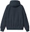 Lookbook Carhartt WIP Active Jacket Solid Color Zip-Up Hoodie Jacket - Blue. I023083-01-60