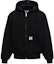 Buy Carhartt WIP 黑色连帽夹棉拉链工装外套 I027360BLKBLACK