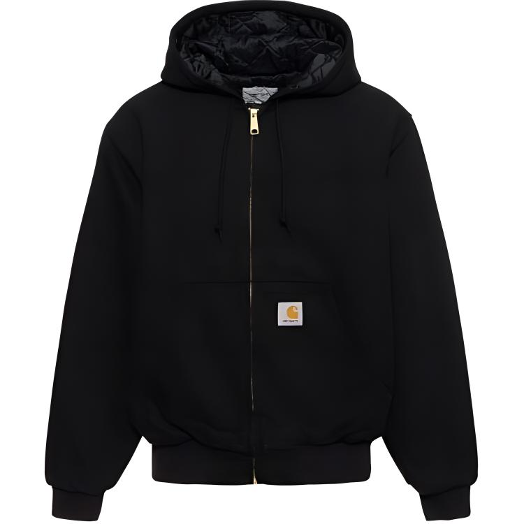 Order Carhartt WIP 黑色连帽夹棉拉链工装外套 I027360BLKBLACK