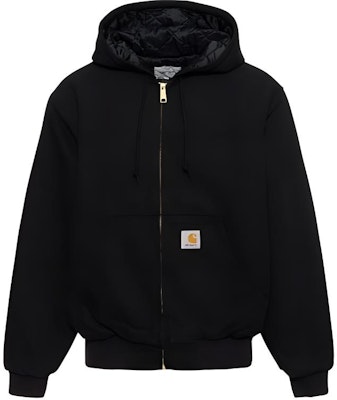 Carhartt WIP 黑色连帽夹棉拉链工装外套 I027360BLKBLACK Order Carhartt WIP 黑色连帽夹棉拉链工装外套 I027360BLKBLACK