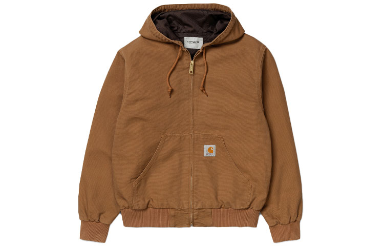Carhartt WIP Active Jacket Classic Brown Hooded Jacket I026484-HZ-02