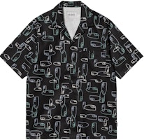 Carhartt WIP All-Over Print Shirt Black I031661-1JR-XX Carhartt WIP All-Over Print Shirt Black I031661-1JR-XX