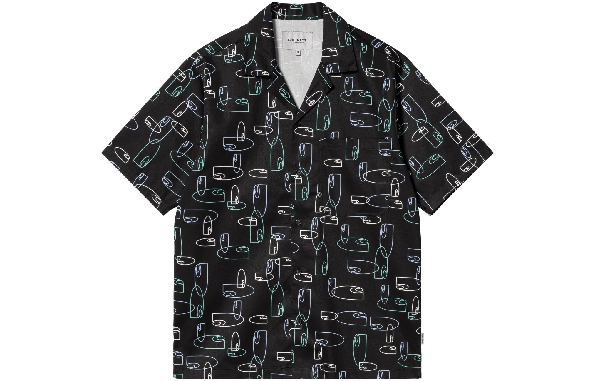 Order Carhartt WIP All-Over Print Shirt Black I031661-1JR-XX