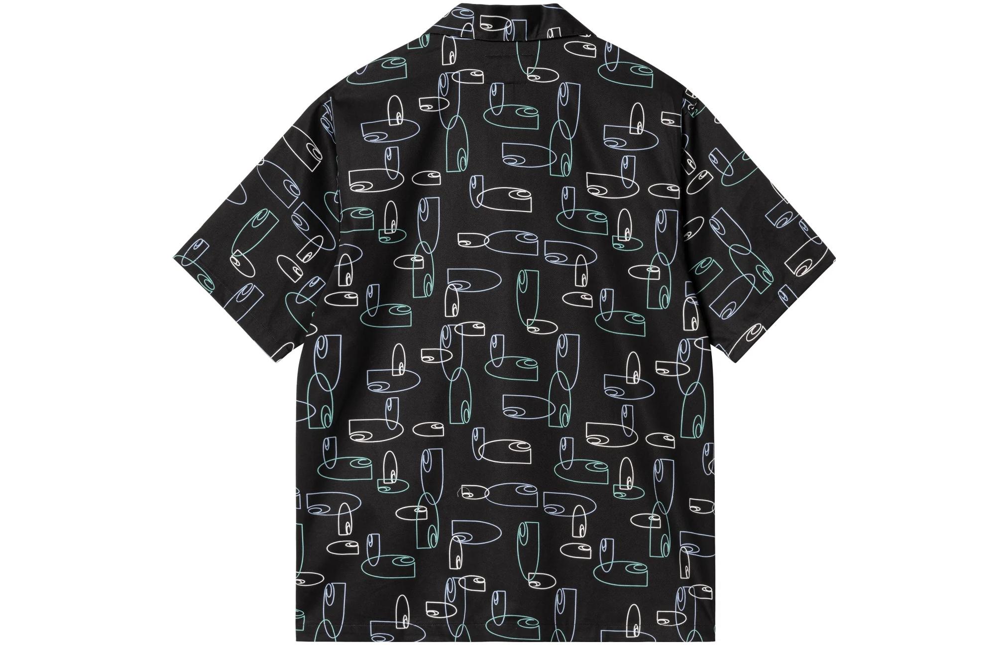 Lookbook Carhartt WIP All-Over Print Shirt Black I031661-1JR-XX