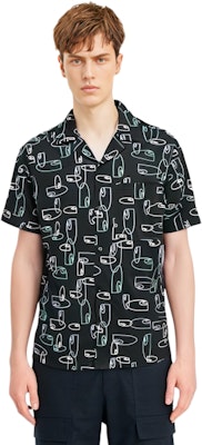 Carhartt WIP All-Over Print Shirt Black I031661-1JR-XX Shop Carhartt WIP All-Over Print Shirt Black I031661-1JR-XX