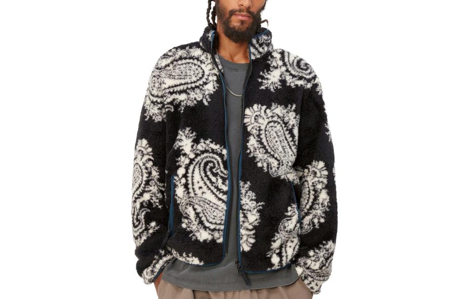 Carhartt WIP All-Over Print Zip-Up Jacket Black () I032321-1UG-XX