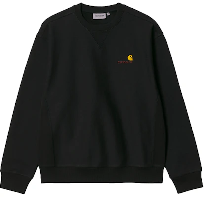 Carhartt WIP 美国刺绣黑色圆领卫衣休闲套头衫 I025475-89-XX Buy Carhartt WIP 美国刺绣黑色圆领卫衣休闲套头衫 I025475-89-XX