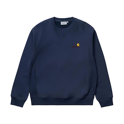 Carhartt WIP American Script Crewneck Sweatshirt Blue () I025475-0AG-00