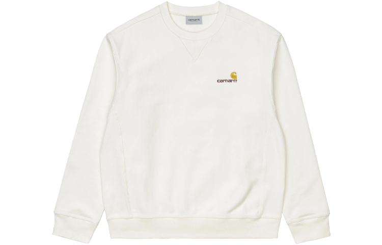 Carhartt WIP American Script Crewneck Sweatshirt Men’s Off-White I025475-D6-00