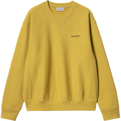 Carhartt WIP American Script Logo Bordir Crewneck Sweatshirt Loose Fit I025475-29S-XX Buy Carhartt WIP American Script Logo Bordir Crewneck Sweatshirt Loose Fit I025475-29S-XX