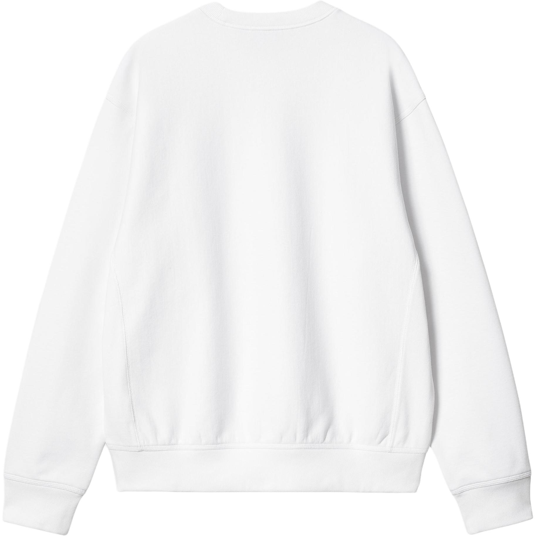 Lookbook Carhartt WIP 美式刺绣Logo宽松休闲圆领卫衣 I025475-02-XX