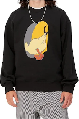 Sudadera Negra Carhartt WIP Animal Print de Manga Larga Crewneck. I03245-489-XX Shop Sudadera Negra Carhartt WIP Animal Print de Manga Larga Crewneck. I03245-489-XX