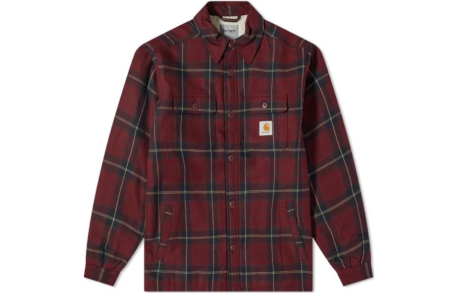 Carhartt WIP Archer Plaid Shirt Jacket Red () I029468-0FC