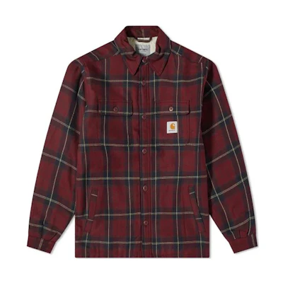 Carhartt WIP Archer Plaid Shirt Jacket Red () I029468-0FC