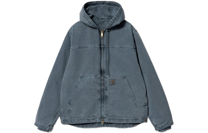 Carhartt WIP Arling Washed Hooded Jacket Blue Unisex. I031389-03