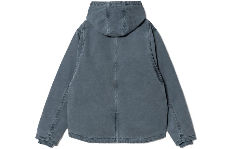 Lookbook 칼하트 WIP 알링 워시드 후드 재킷 블루 유니섹스. I031389-03