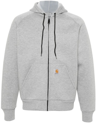 칼하트 WIP 배지 로고 후드 집업 재킷 유니섹스 그레이 I032935 Buy 칼하트 WIP 배지 로고 후드 집업 재킷 유니섹스 그레이 I032935