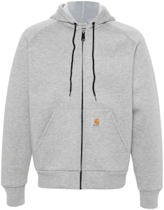 칼하트 WIP 배지 로고 후드 집업 재킷 유니섹스 그레이 I032935 Order 칼하트 WIP 배지 로고 후드 집업 재킷 유니섹스 그레이 I032935