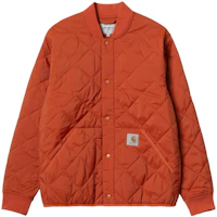 Carhartt WIP Barrow Liner Brick Baseball Collar Jacket I029461-84-XX Carhartt WIP Barrow Liner Brick Baseball Collar Jacket I029461-84-XX