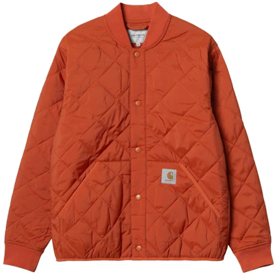 Carhartt WIP Barrow Liner Brick Baseball Collar Jacket I029461-84-XX Buy Carhartt WIP Barrow Liner Brick Baseball Collar Jacket I029461-84-XX